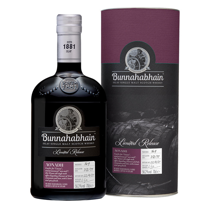 Bunnahabhain Aonadh 10 Year Old Islay Single Malt Scotch Whisky