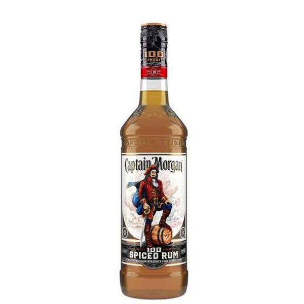 Capitan Morgan 100 Spiced Rum Mini Bottle 50ml