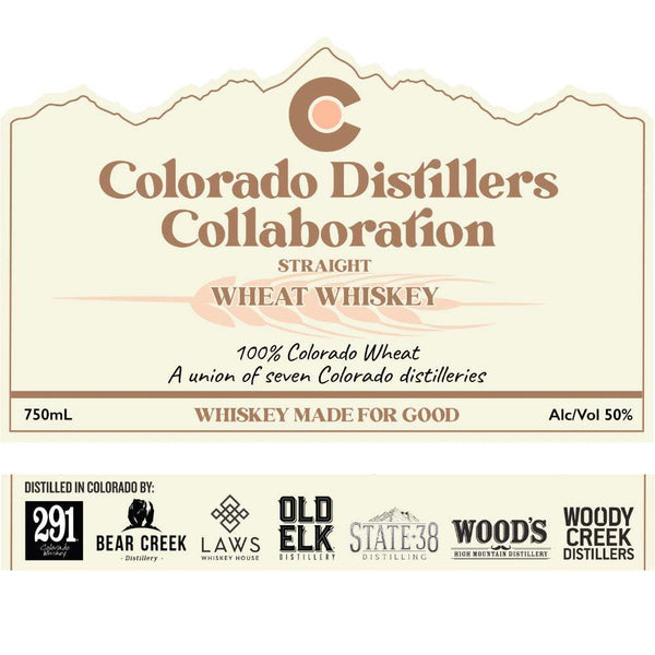 Colorado Distillers Collaboration Straight Wheat Whiskey