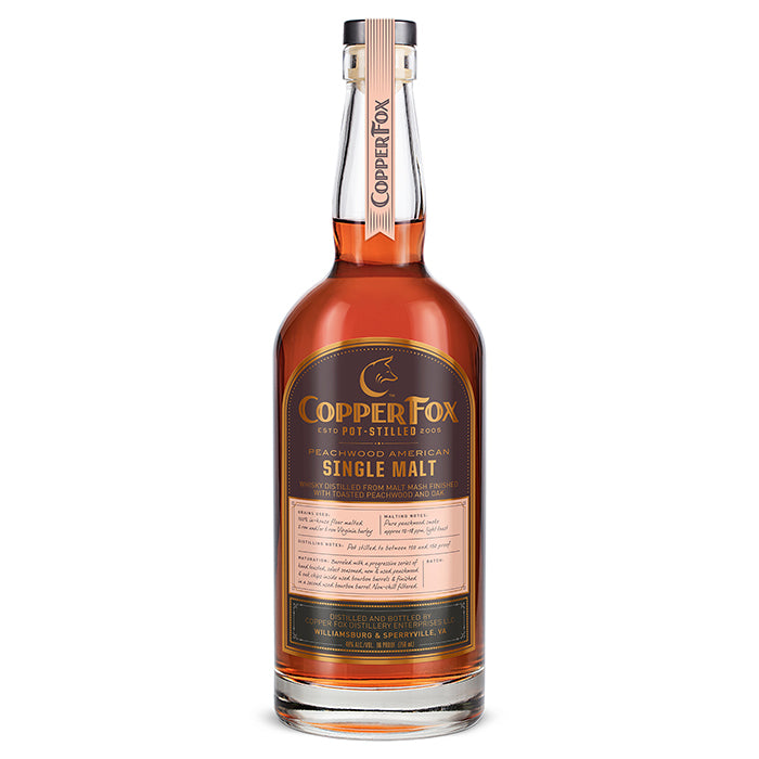Copper Fox Peachwood American Single Malt Whiskey