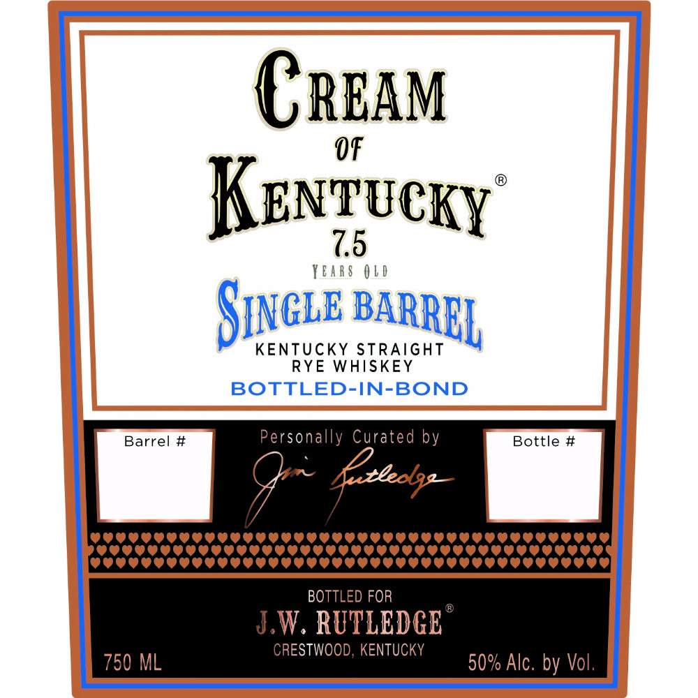 Buy Cream of Kentucky 7.5 Year Single Barrel Bottled in Bond Straight
