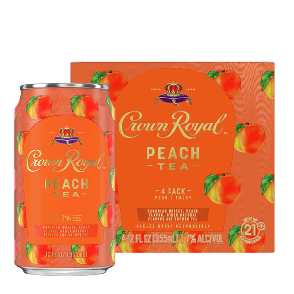 Crown Royal Peach Tea 4-Pack