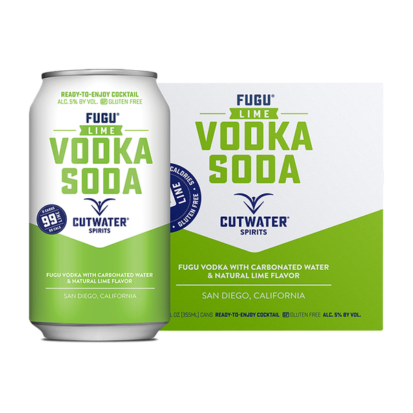 Cutwater Lime Vodka Soda 4pk