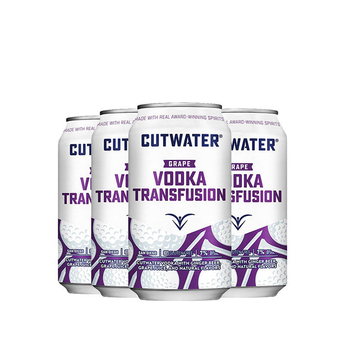 Cutwater Grape Vodka Transfusion 4 Pck