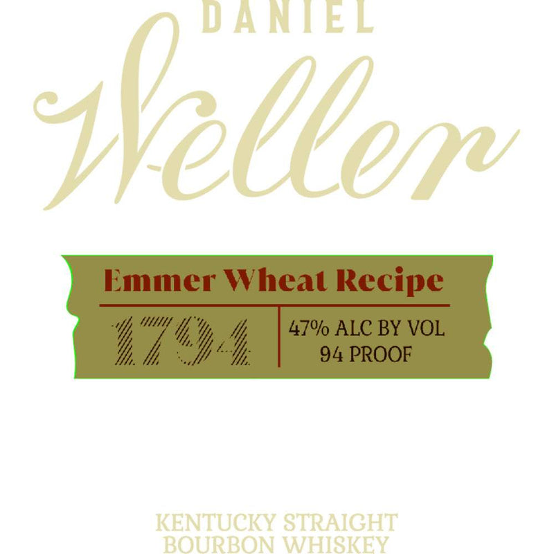 Daniel Weller Emmer Wheat Recipe Kentucky Straight Bourbon Whiskey