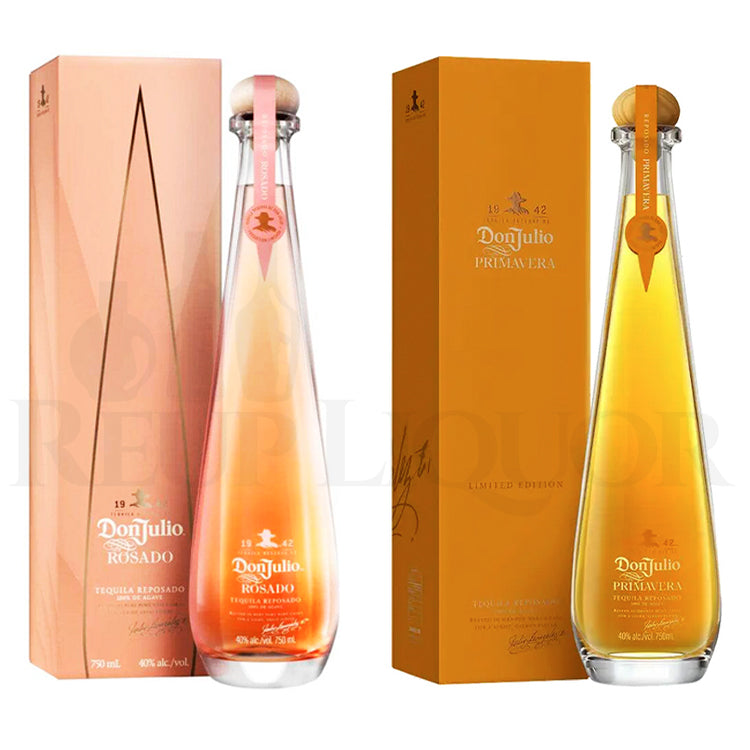 Don Julio Rosado Reposado Tequila & Don Julio 1942 Primavera Reposado  Tequila Bundle