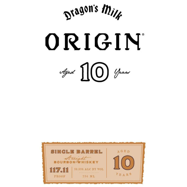 Dragon’s Milk Origin 10 Year Old Single Barrel Bourbon Whiskey