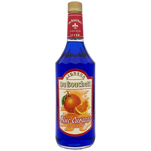 DuBouchett Blue Curacao Blue Orange Liqueur 1L