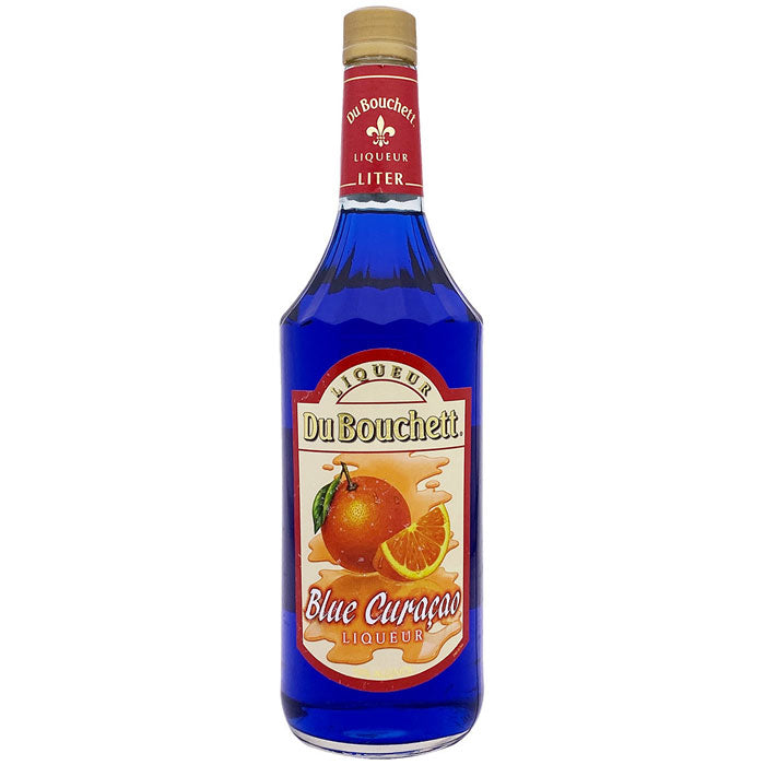 DuBouchett Blue Curacao Blue Orange Liqueur 1L