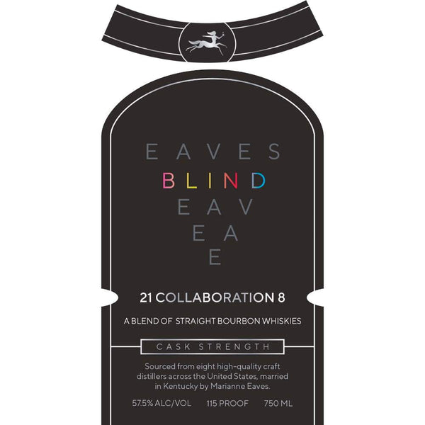 Eaves Blind 21 Collaboration 8 Blend Bourbon Whiskey