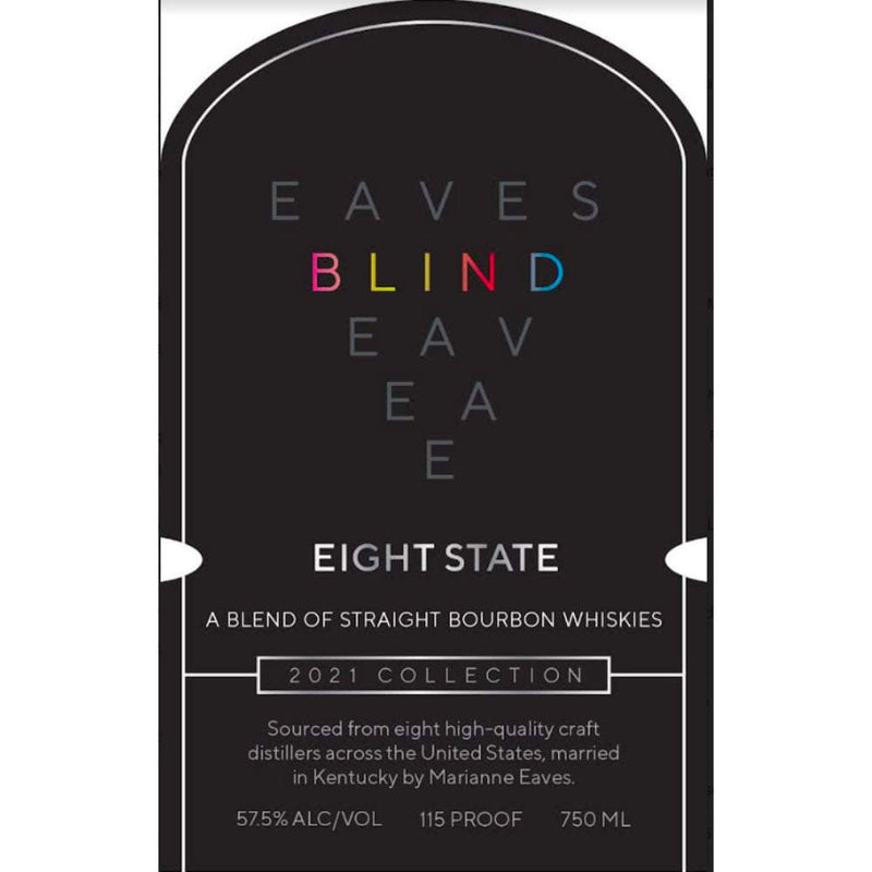Eaves Blind Eight State Blended Straight Bourbon Whiskey