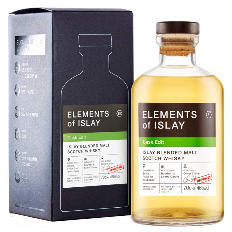 Elements of Islay Cask Edit Blended Malt Scotch Whisky 700ml