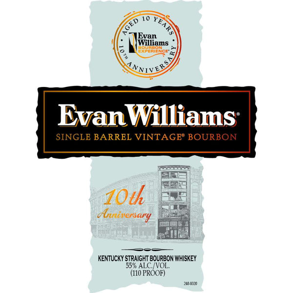 Evan Williams 10th Anniversary Experience Bourbon Whiskey