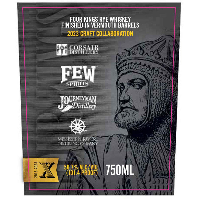 FEW Four Kings 2023 Craft Collaboration Rye Whiskey