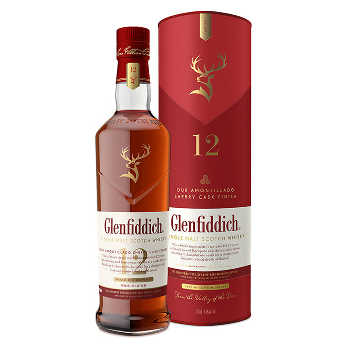 Glenfiddich 12 Year Old Sherry Cask Finish Scotch Whisky
