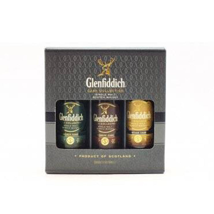 Glenfiddich Cask Collection Miniature Set 3x Mini Bottle 50ml