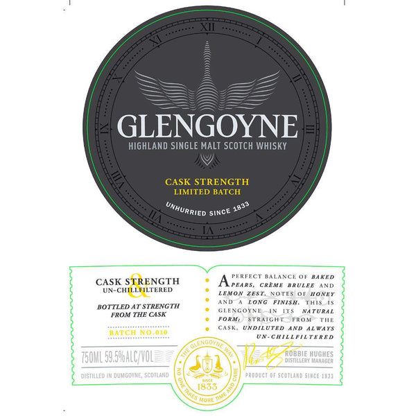 Glengoyne Cask Strength Limited Batch No. 10 Scotch