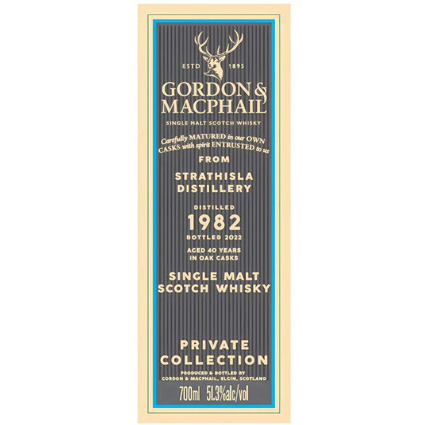 Gordon & Macphail 1982 Strathisla 40 Year Old Private Collection Scotch 700ml