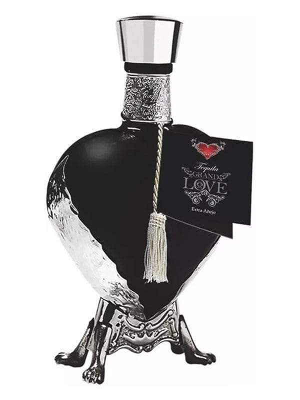 Grand Love Black Heart Extra Anejo Tequila