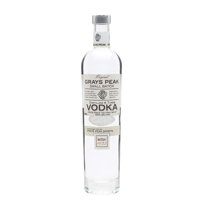 Grays Peak Vodka