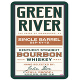Green River Single Barrel Kentucky Straight Bourbon Whiskey