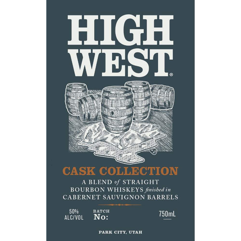 High West Cask Collection Cabernet Sauvignon Barrels Finished Bourbon Whiskey