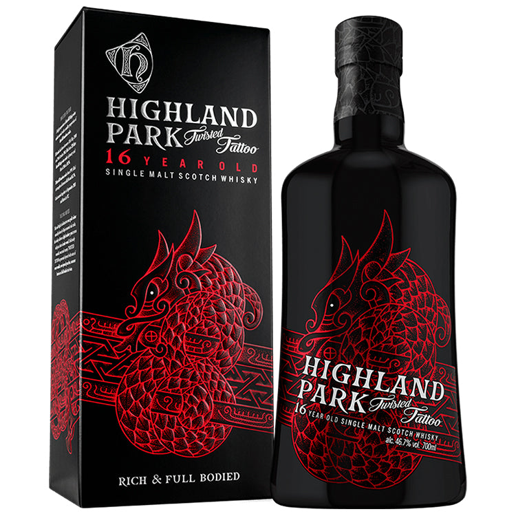 Highland Park 16 Year Old Twisted Tattoo Scotch Whiskey