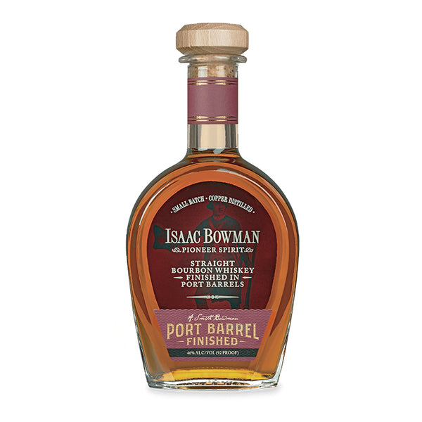 Isaac Bowman Straight Bourbon Whiskey Finished in Port Barrels