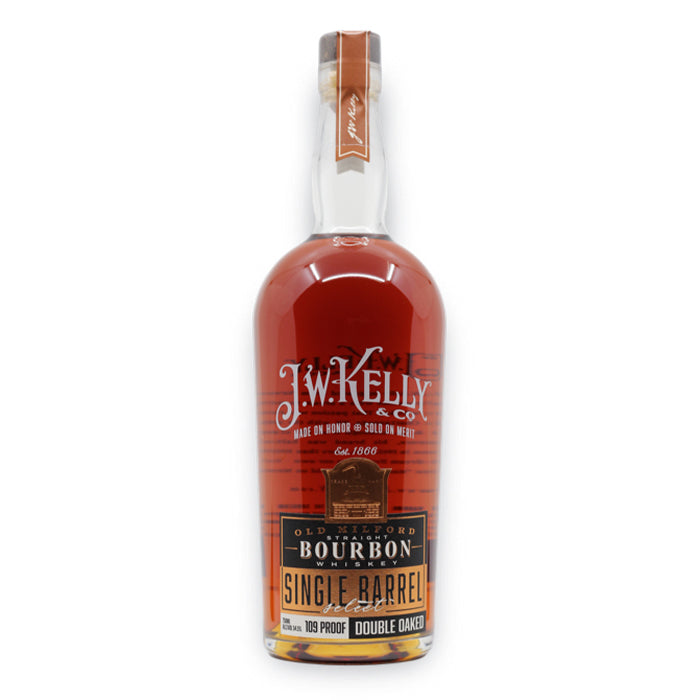 J.W Kelly Old Milford Single Barrel Select Bourbon Whiskey