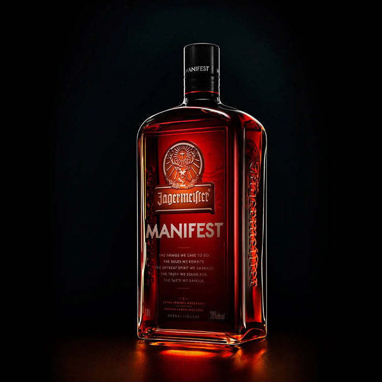 Jägermeister Manifest Double Barrel Refined Herbal Liqueur 1L