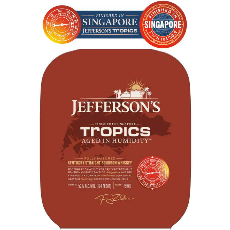 Jefferson's Tropics Kentucky Straight Bourbon Finished in Singapore