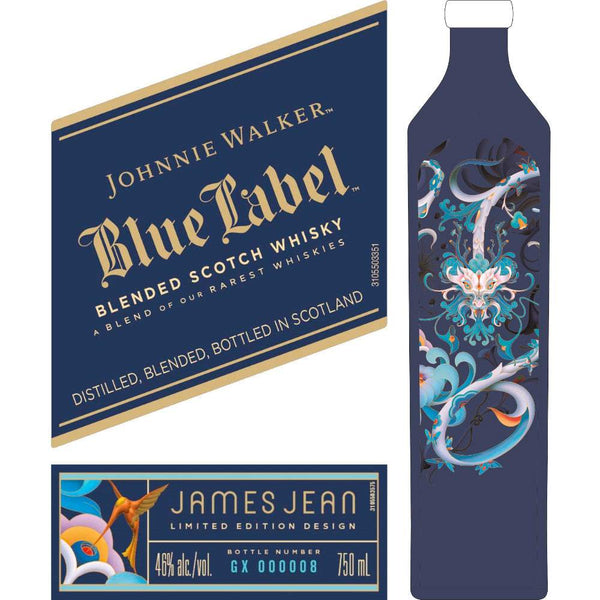 Johnnie Walker Blue Label James Jean Limited Edition Design Scotch Whisky