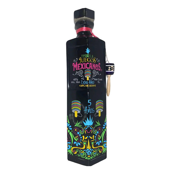 Juegos Mexicanos Extra Anejo 5 Year Aged Tequila 1L