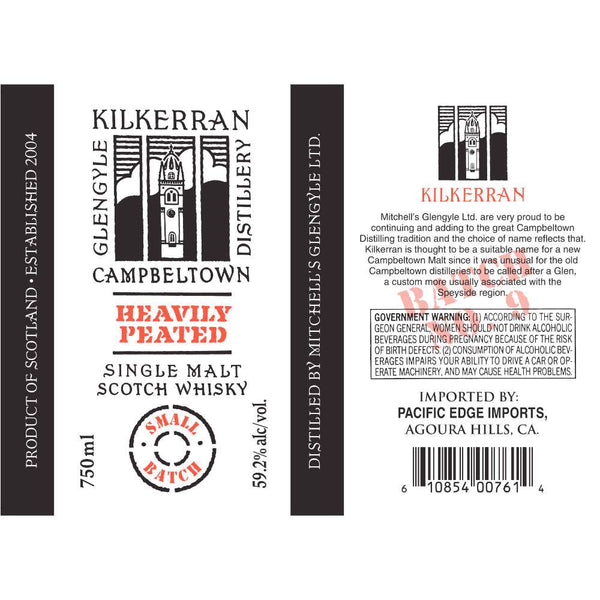 Kilkerran Heavily Peated Batch No. 9 Scotch Whisky