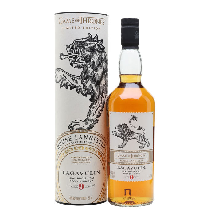 Game of Thrones House Lannister Lagavulin 9 Year Old Scotch Whisky