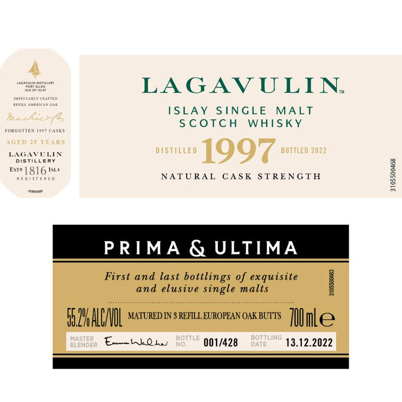 Lagavulin 1997 Prima & Ultima 25 Year Old Single Malt Scotch 700ml
