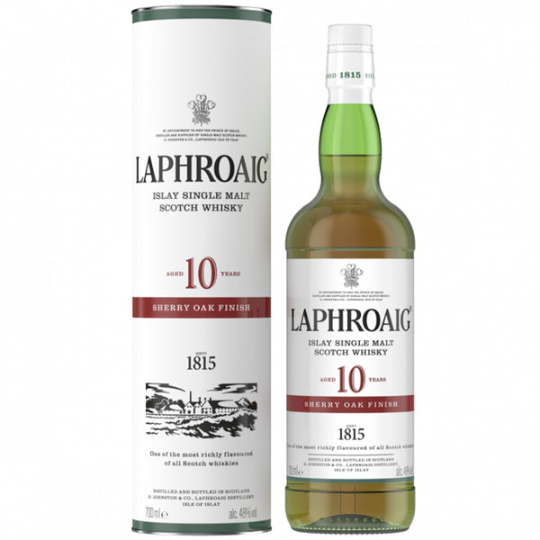 Laphroaig 10 Year Old Sherry Oak Finish Islay Single Malt Scotch Whisky