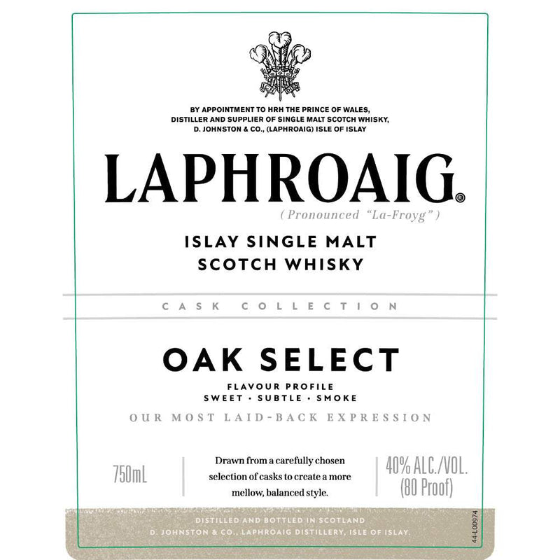 Laphroaig Cask Collection Oak Select Islay Scotch Whisky