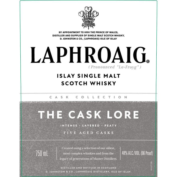 Laphroaig Cask Collection The Cask Lore Islay Single Malt Scotch