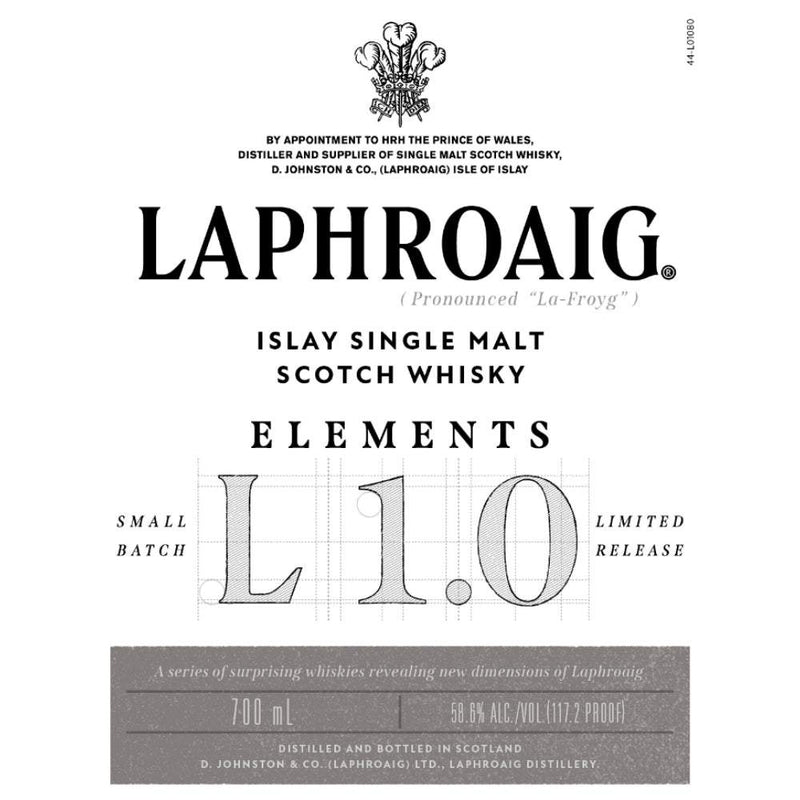 Laphroaig Elements L 1.0 Limited Release Scotch 700ml