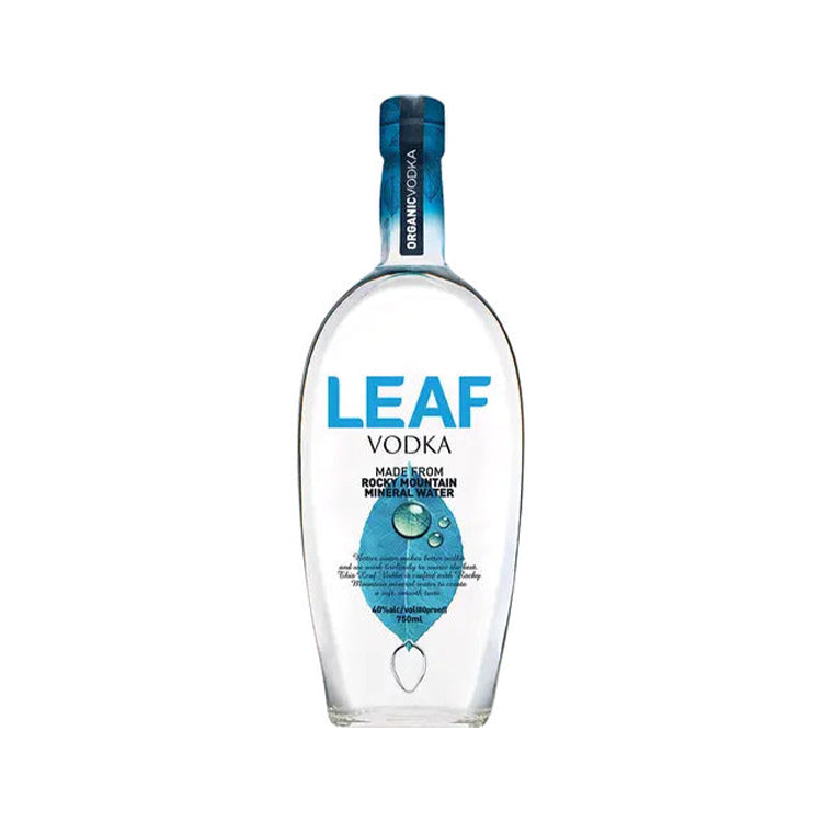Leaf Vodka Made From Rocky Mountain Mineral Water 200ml