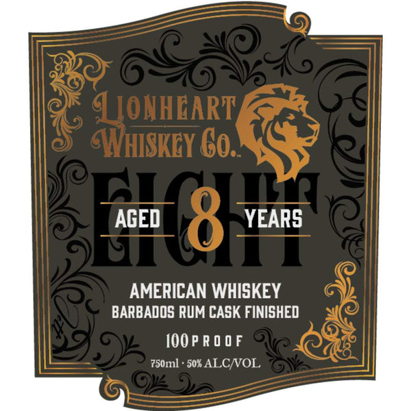 Lionheart 8 Year Old Barbados Rum Cask Finished American Whiskey