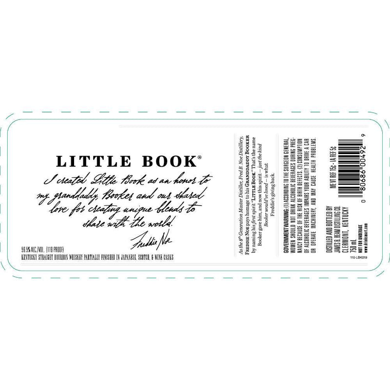 Little Book Japanese, Scotch, & Wine Cask Finished Bourbon Whiskey