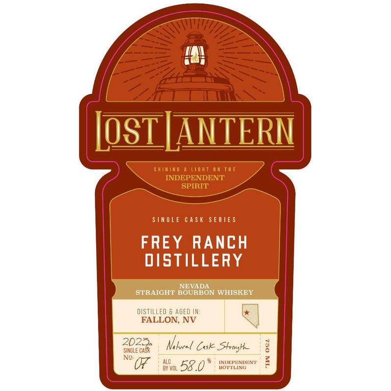 Lost Lantern Frey Ranch 5 Year Old Nevada Straight Bourbon Whiskey