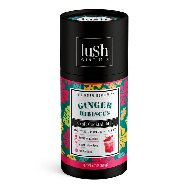 Lush Wine Ginger Hibiscus Flavored Mix 8.3 Oz