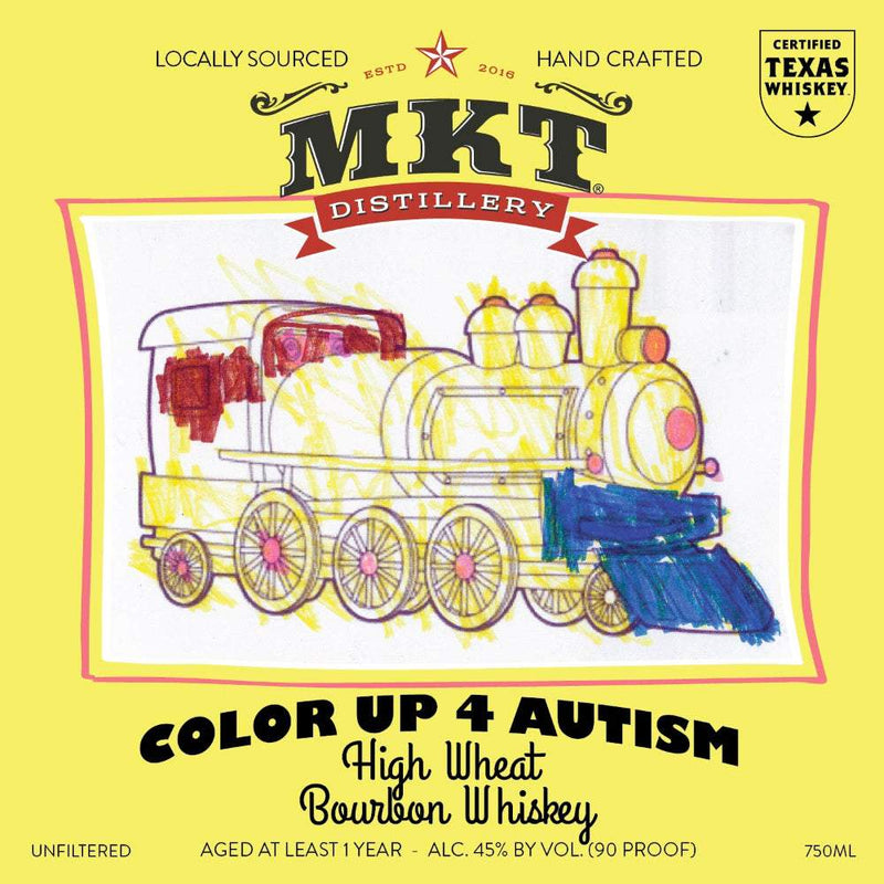 MKT Distillery Color Up 4 Autism High Wheat Bourbon Whiskey