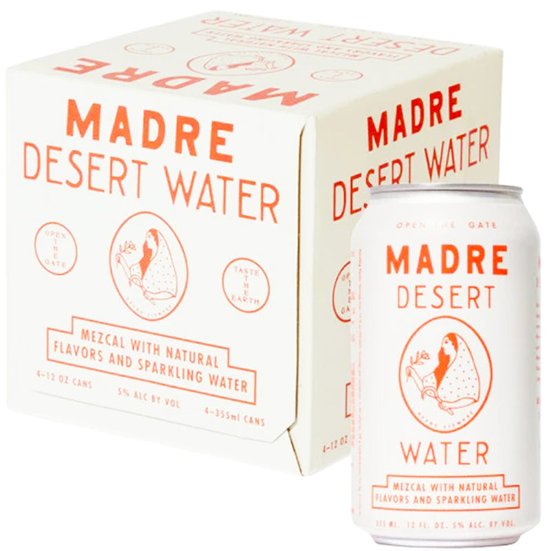 Madre Desert Water - Mezcal w/ Natural Flavors & Sparkling Water Cocktail 355ml (4 Pk)