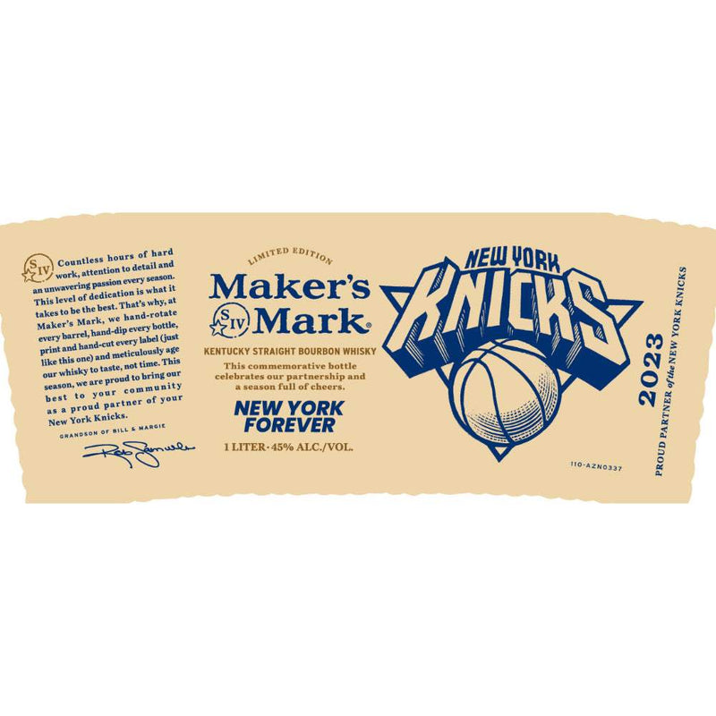 Maker’s Mark New York Knicks Limited Edition 2023 Bourbon Whiskey