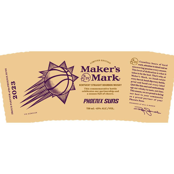 Maker’s Mark Phoenix Suns 2023 Release Straight Bourbon Whiskey