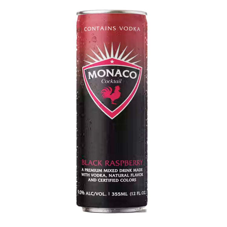 Monaco Black Raspberry Cocktail Can 355ml